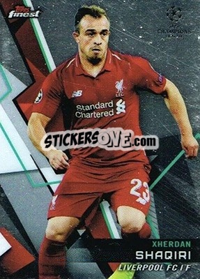 Sticker Xherdan Shaqiri - UEFA Champions League Finest 2018-2019 - Topps