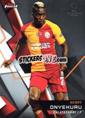 Sticker Henry Onyekuru - UEFA Champions League Finest 2018-2019 n. 88 - Topps