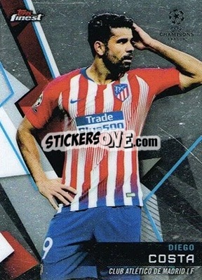 Sticker Diego Costa - UEFA Champions League Finest 2018-2019 n. 89 - Topps