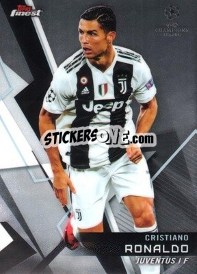 Sticker Cristiano Ronaldo - UEFA Champions League Finest 2018-2019 n. 100 - Topps