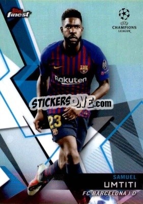 Sticker Samuel Umtiti - UEFA Champions League Finest 2018-2019 n. 105 - Topps