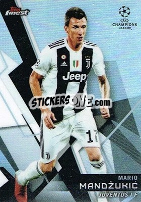 Sticker Mario Mandžukic - UEFA Champions League Finest 2018-2019 - Topps