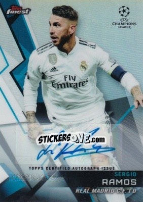 Sticker Sergio Ramos - UEFA Champions League Finest 2018-2019 n. 2FA - Topps