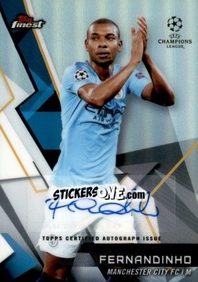 Sticker Fernandinho - UEFA Champions League Finest 2018-2019 n. 6FA - Topps