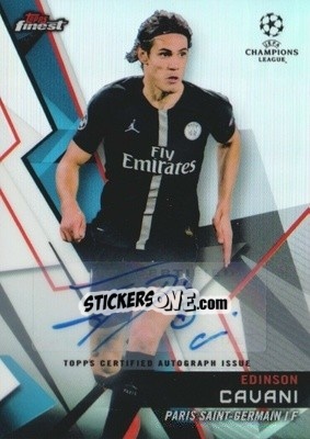 Sticker Edinson Cavani - UEFA Champions League Finest 2018-2019 n. 15FA - Topps