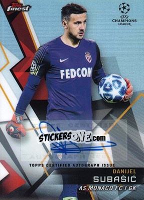 Sticker Danijel Subašic - UEFA Champions League Finest 2018-2019 n. 29FA - Topps