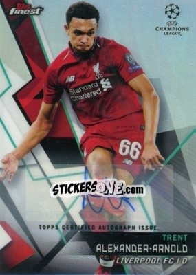 Sticker Trent Alexander-Arnold - UEFA Champions League Finest 2018-2019 n. 37FA - Topps