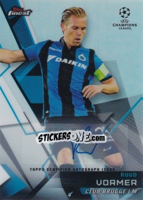 Sticker Ruud Vormer - UEFA Champions League Finest 2018-2019 - Topps