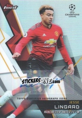 Sticker Jesse Lingard - UEFA Champions League Finest 2018-2019 - Topps