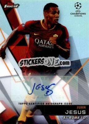 Sticker Juan Jesus - UEFA Champions League Finest 2018-2019 - Topps