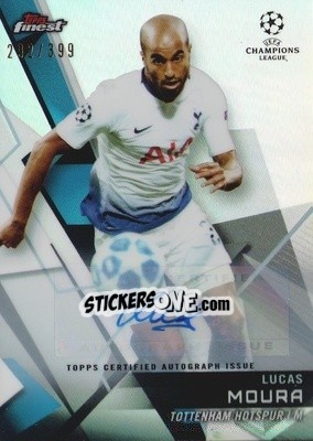 Sticker Lucas Moura - UEFA Champions League Finest 2018-2019 n. 102FA - Topps