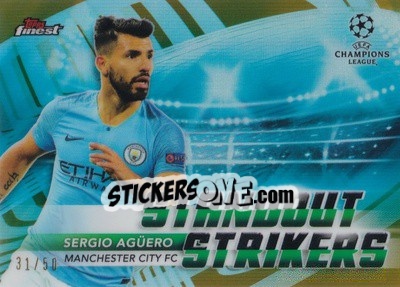 Sticker Sergio Agüero - UEFA Champions League Finest 2018-2019 n. SS-SA - Topps