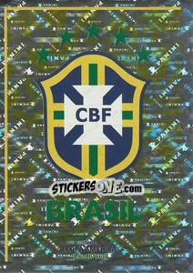Sticker Brazil Logo - CONMEBOL Copa América Brasil 2019 - Panini