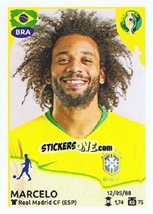 Sticker Marcelo - CONMEBOL Copa América Brasil 2019 n. 24 - Panini