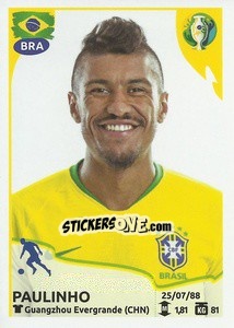 Cromo Paulinho - CONMEBOL Copa América Brasil 2019 - Panini