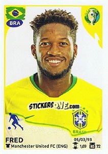 Sticker Fred - CONMEBOL Copa América Brasil 2019 - Panini