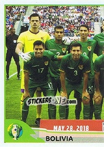 Sticker Bolivia Team (1) - CONMEBOL Copa América Brasil 2019 - Panini