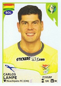 Cromo Carlos Lampe - CONMEBOL Copa América Brasil 2019 - Panini