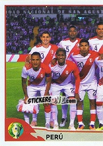 Cromo Peru Team (1) - CONMEBOL Copa América Brasil 2019 - Panini