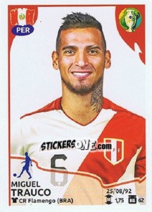 Sticker Miguel Trauco - CONMEBOL Copa América Brasil 2019 - Panini