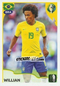 Cromo Willian (BRA) - CONMEBOL Copa América Brasil 2019 - Panini