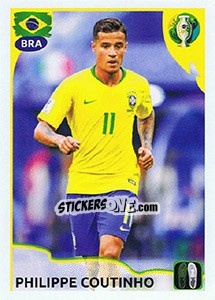 Sticker Philippe Coutinho (BRA) - CONMEBOL Copa América Brasil 2019 - Panini