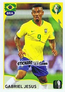 Figurina Gabriel Jesus (BRA) - CONMEBOL Copa América Brasil 2019 - Panini