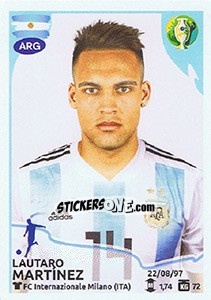 Figurina Lautaro Martínez - CONMEBOL Copa América Brasil 2019 - Panini