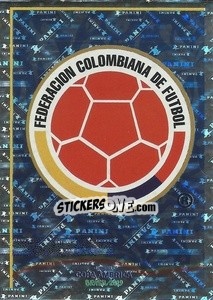 Cromo Colombia Logo - CONMEBOL Copa América Brasil 2019 - Panini