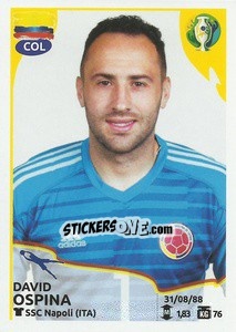 Figurina David Ospina - CONMEBOL Copa América Brasil 2019 - Panini