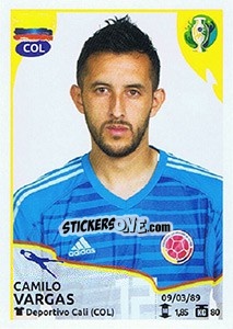 Sticker Camilo Vargas - CONMEBOL Copa América Brasil 2019 - Panini