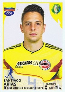 Cromo Santiago Arias