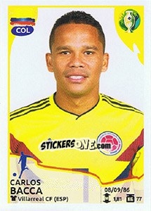 Figurina Carlos Bacca - CONMEBOL Copa América Brasil 2019 - Panini