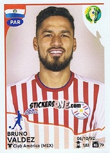 Sticker Bruno Valdez - CONMEBOL Copa América Brasil 2019 - Panini