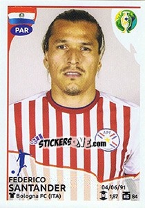 Sticker Federico Santander