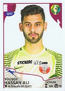 Sticker Yousof Hassan Ali - CONMEBOL Copa América Brasil 2019 - Panini