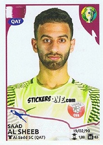 Cromo Saad Al Sheeb - CONMEBOL Copa América Brasil 2019 - Panini