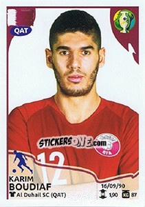 Sticker Karim Boudiaf