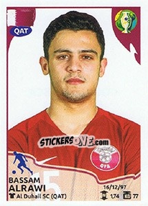 Sticker Bassam Alrawi - CONMEBOL Copa América Brasil 2019 n. 211 - Panini