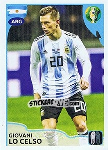 Sticker Giovani Lo Celso (ARG) - CONMEBOL Copa América Brasil 2019 - Panini