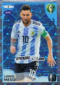 Cromo Lionel Messi (ARG) - CONMEBOL Copa América Brasil 2019 - Panini