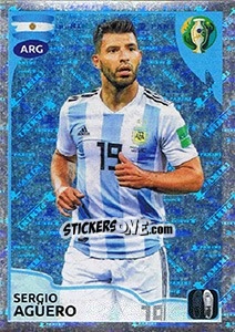 Sticker Sergio Agüero (ARG) - CONMEBOL Copa América Brasil 2019 - Panini