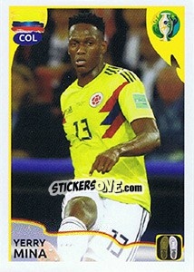 Figurina Yerry Mina (COL) - CONMEBOL Copa América Brasil 2019 - Panini