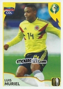 Cromo Luis Muriel (COL) - CONMEBOL Copa América Brasil 2019 - Panini