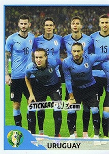 Figurina Uruguay Team (1) - CONMEBOL Copa América Brasil 2019 - Panini
