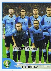 Cromo Uruguay Team (1) - CONMEBOL Copa América Brasil 2019 - Panini