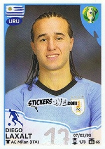 Cromo Diego Laxalt - CONMEBOL Copa América Brasil 2019 - Panini