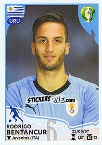 Cromo Rodrigo Bentancur - CONMEBOL Copa América Brasil 2019 - Panini