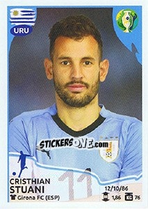 Sticker Cristhian Stuani - CONMEBOL Copa América Brasil 2019 - Panini