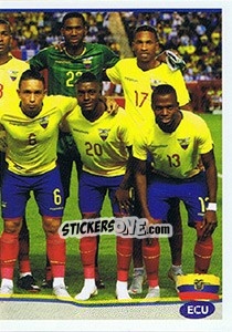 Figurina Ecuador Team (2) - CONMEBOL Copa América Brasil 2019 - Panini